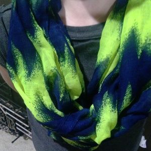 Seattle Seahawk 12th Fan Blue and Green Infinity